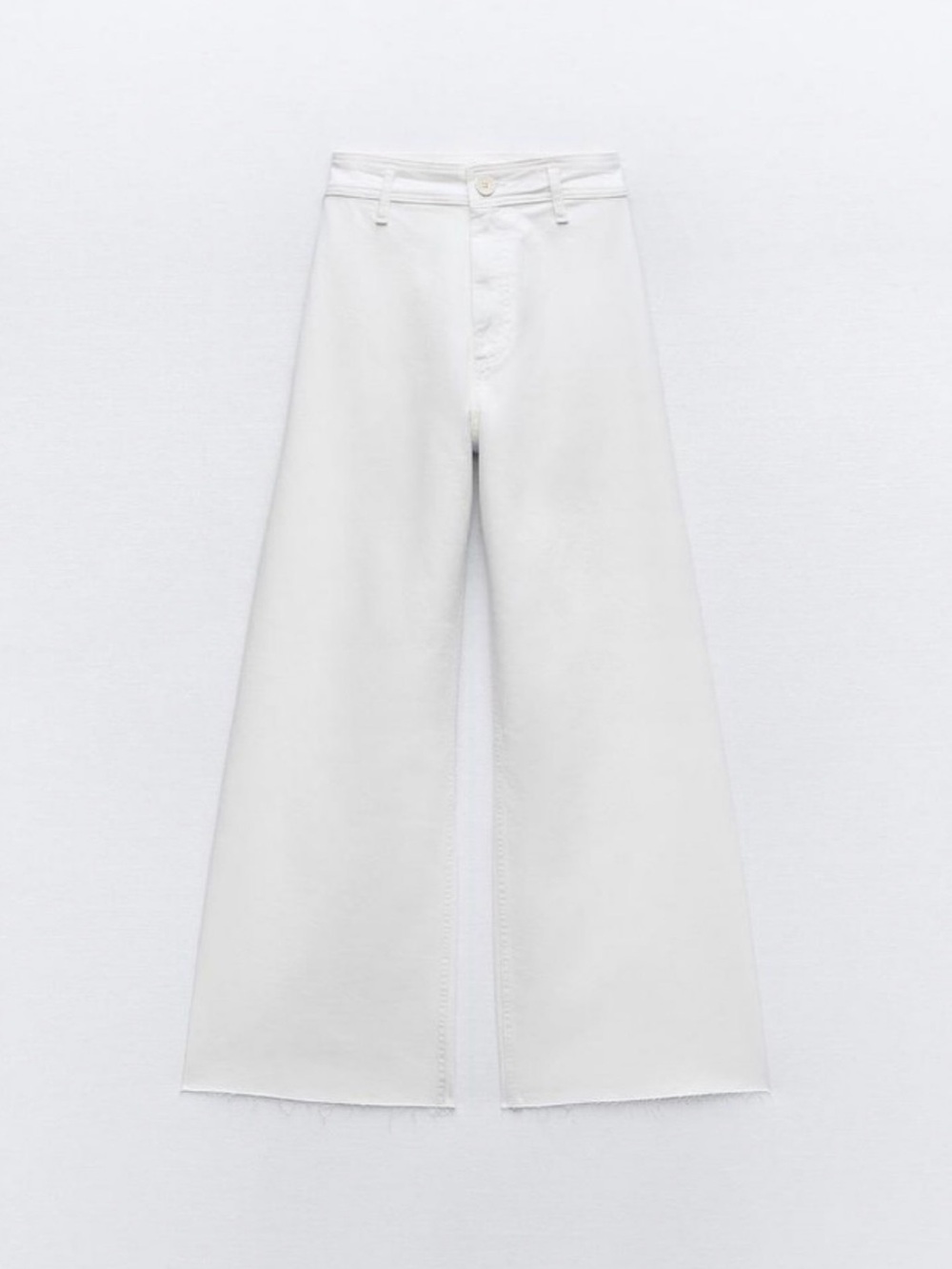 Zara • The Marine Straight Jeans White • Size 4